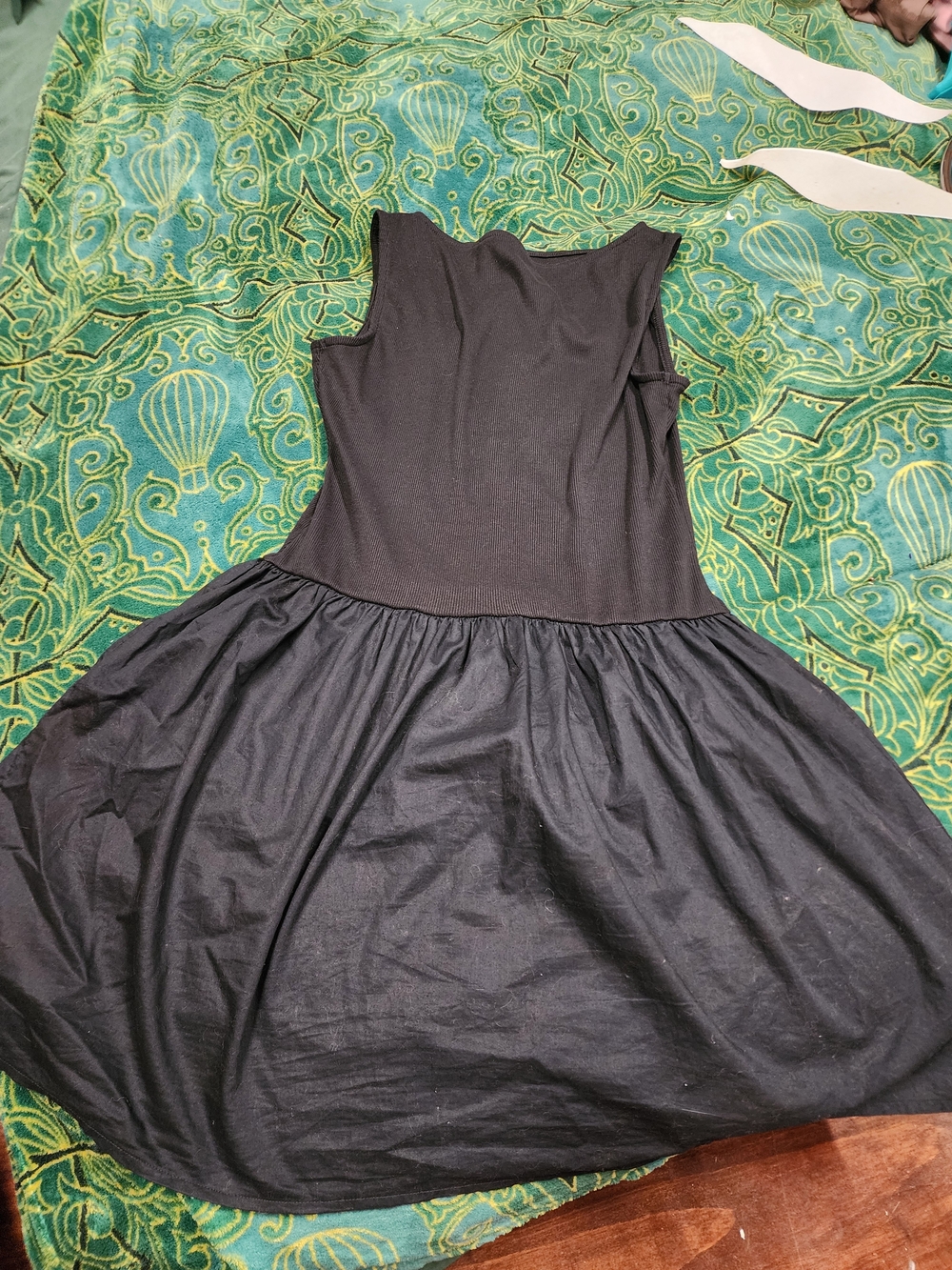Classic Black Sleeveless Fit-and-Flare Dress
